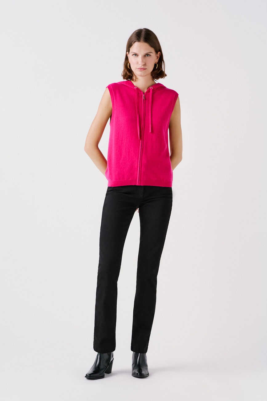 mbasilou cardigan pink woman