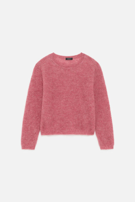 Pull Mjoe rouge fonce femme