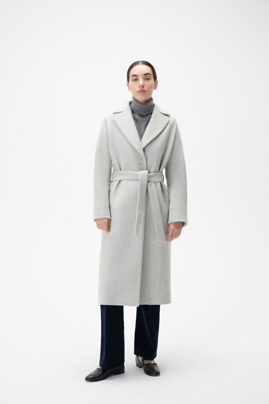 Gapitre coat light grey woman