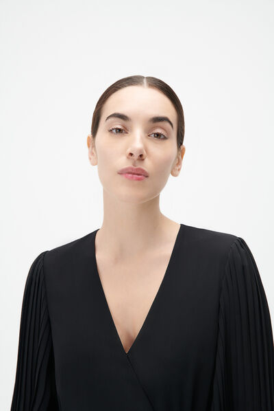Pantalón Paulette negro mujer