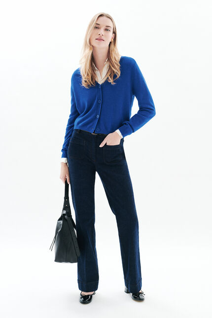 Gilet Mtheodore bleu electrique femme