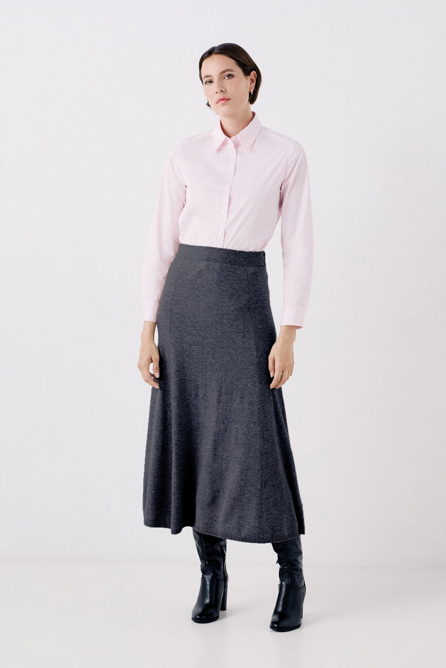 Jupe jdarwin gris foncé femme