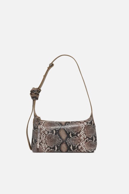 Bolso Soa de cuero natural taupe mujer