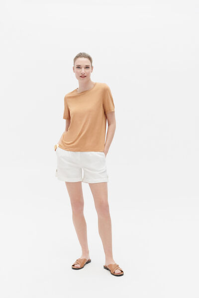 tshirt tika camel femme