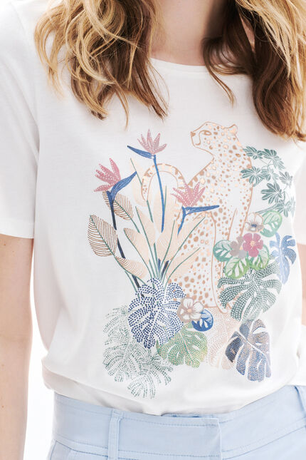 Camiseta Tpanthère crudo mujer