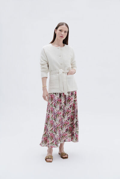 Veste tehanie ivoire femme