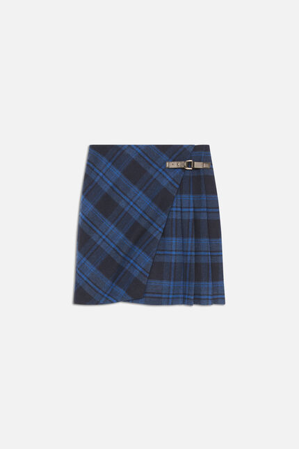 Jupe margaret bleu electrique femme