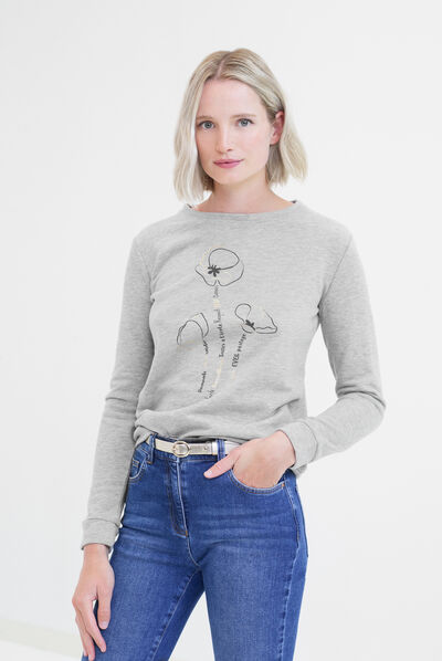 Sweat Jason gris femme