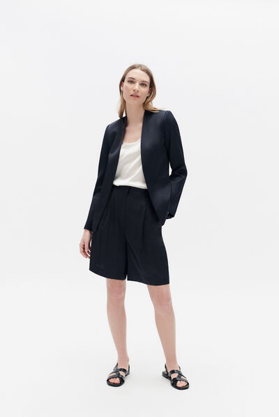 Pantalon pbrandon bleu marine femme