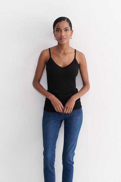 top bea noir femme