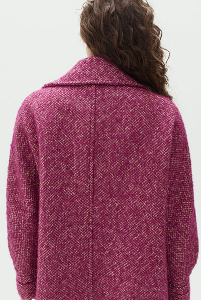 manteau elio prune femme