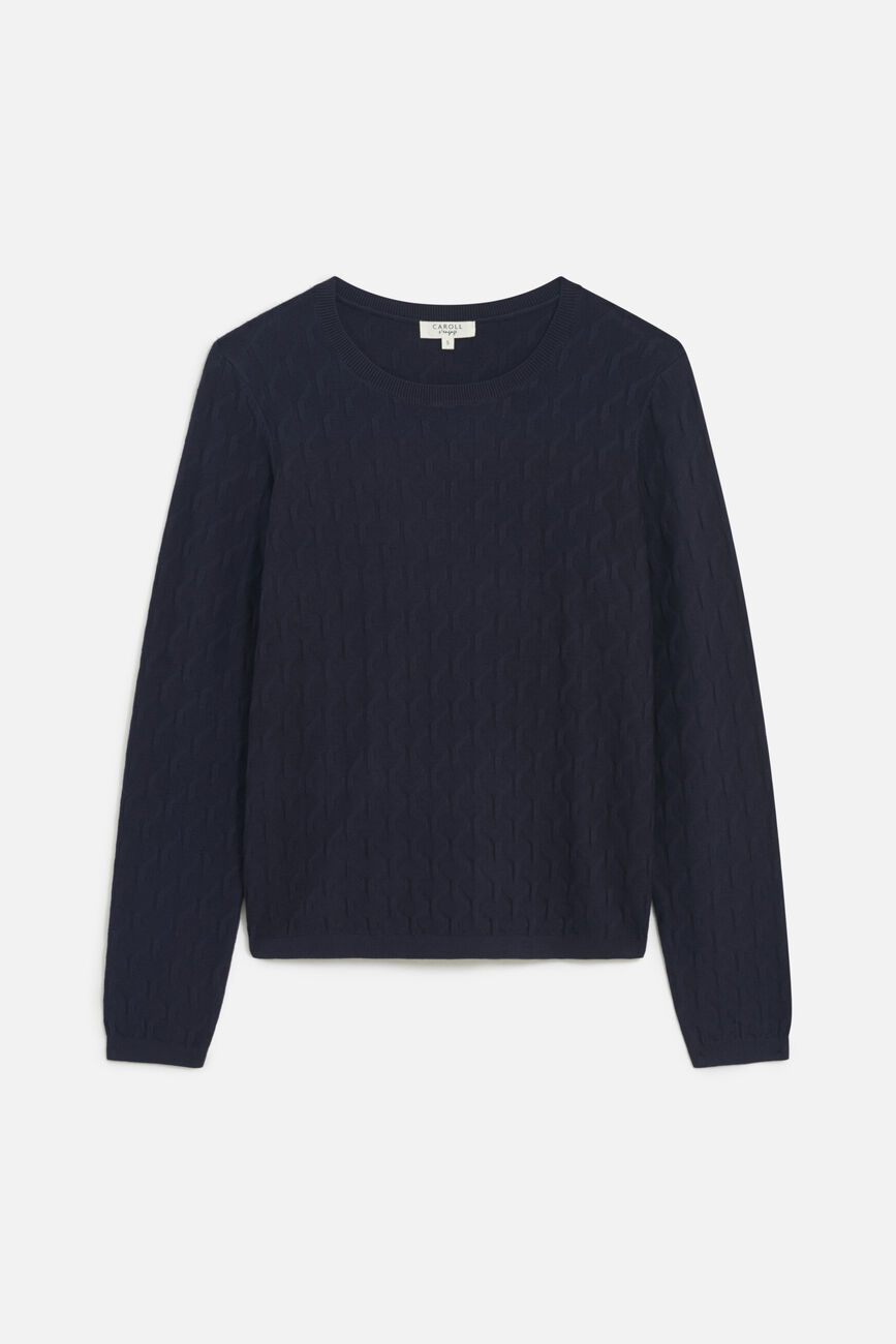 Maglione Manina blu navy donna