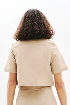 Cleo2 shirt taupe woman