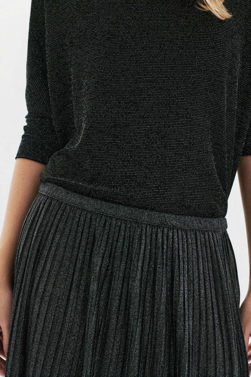Jam skirt silver grey woman