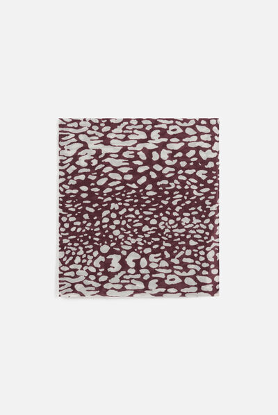 Foulard sharly prune femme