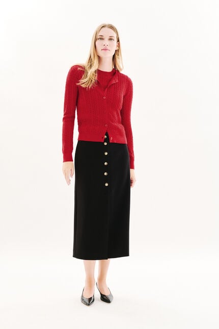 Gilet Mjules rouge femme