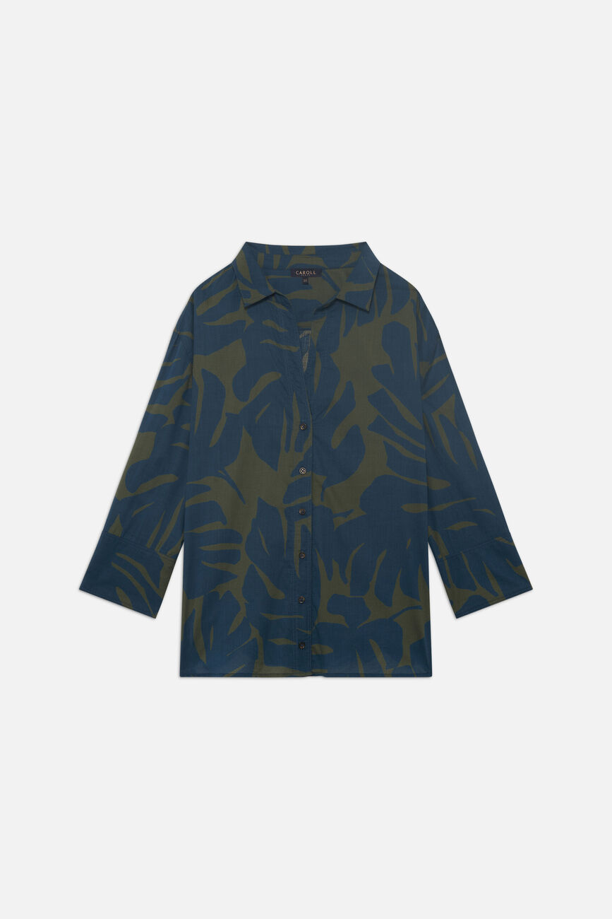 Chemise Coraline2 vert kaki femme