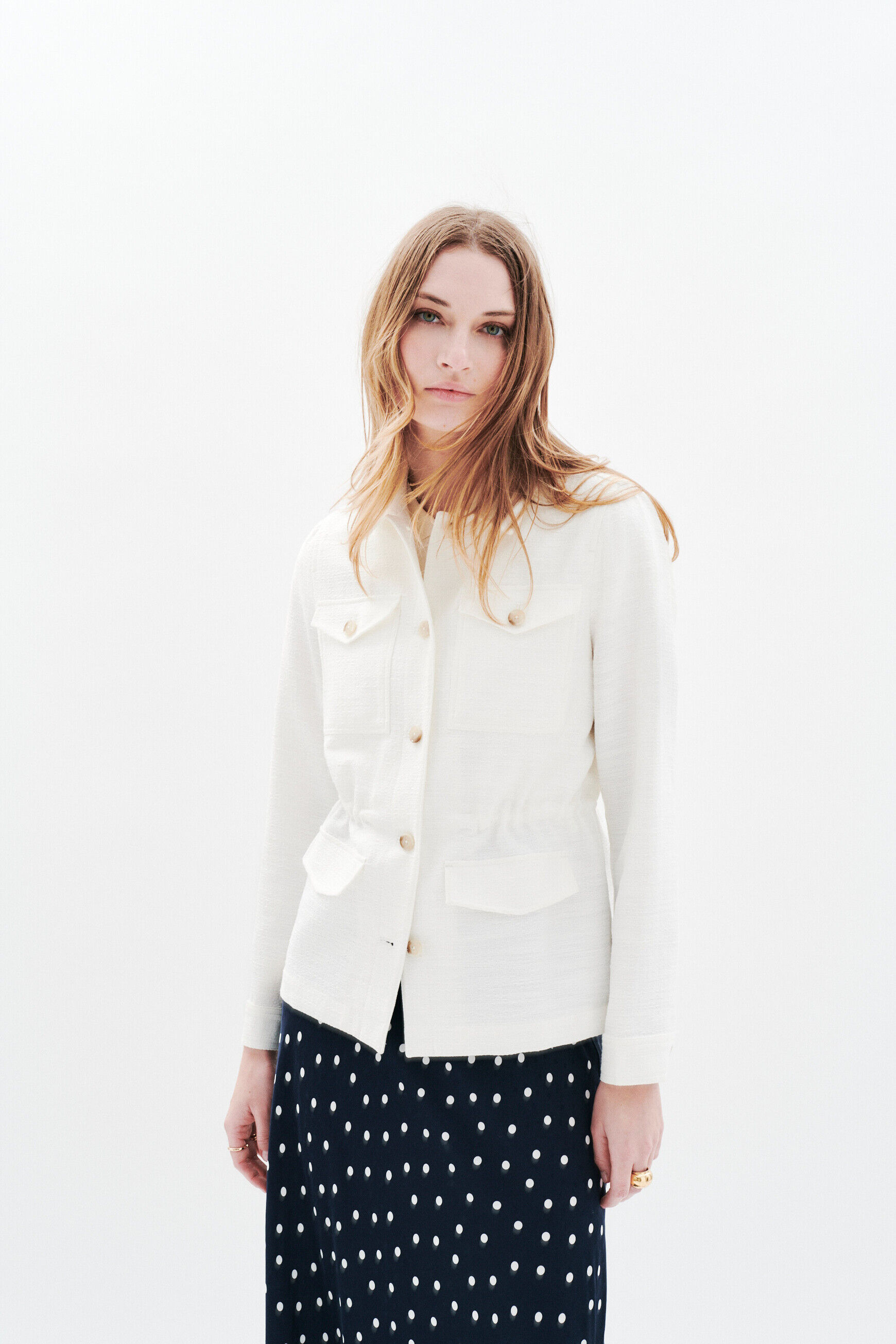Veste Grace2 ecru femme