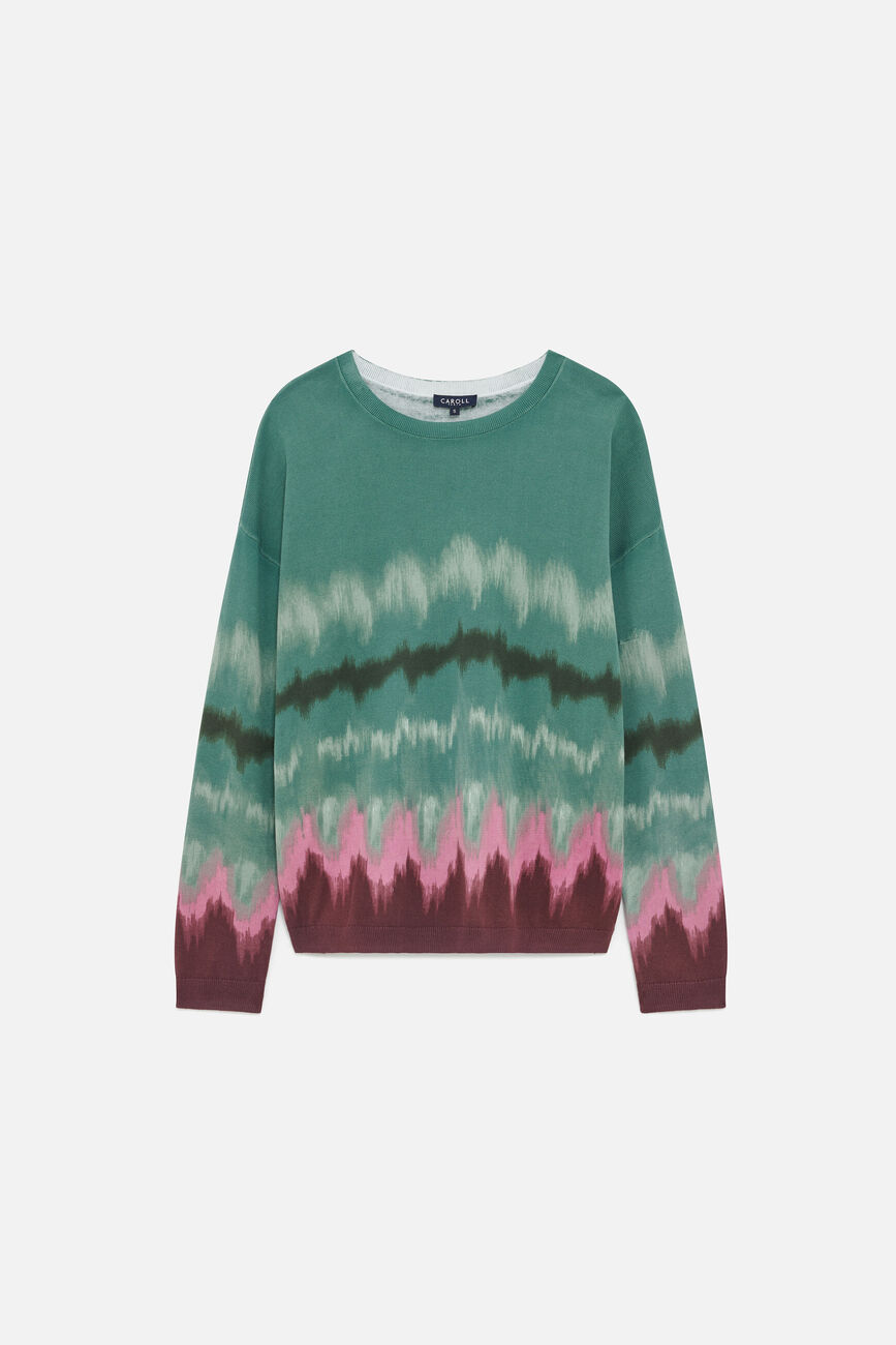pull mphao vert fonce femme