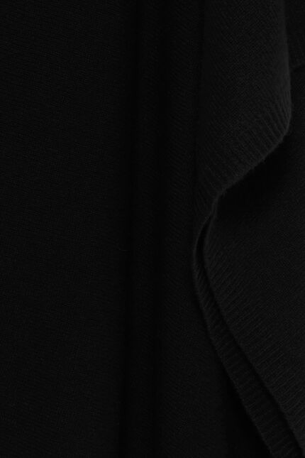 poncho baltimore 100% cachemire noir femme