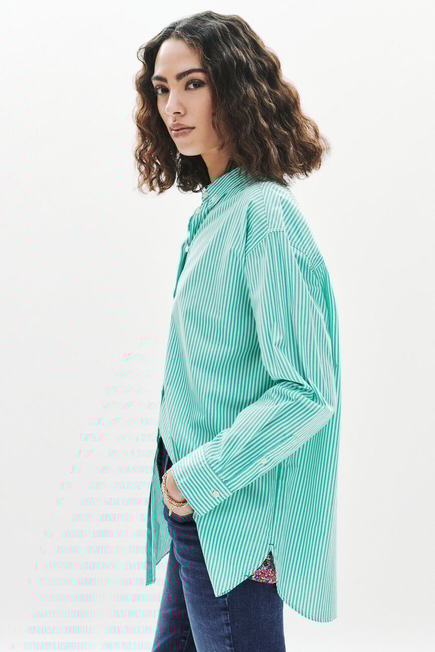 Chemise Cbrendita vert menthe femme