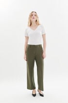 Paolo trousers khaki green woman