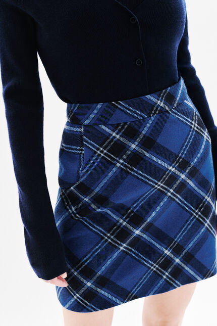 Japoline skirt electric blue woman