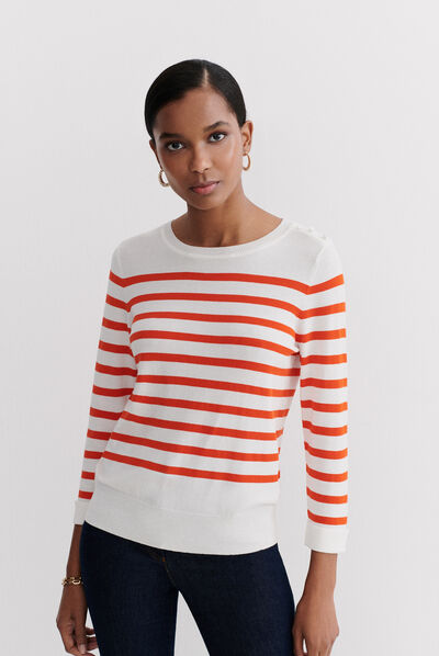 pull juliette orange femme