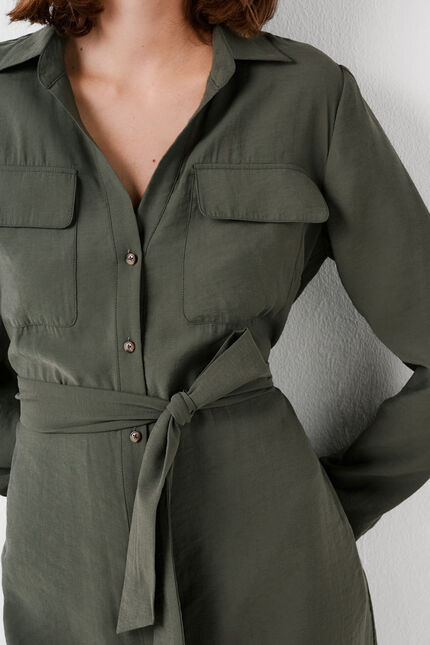 Kleid ralyson khakigrün damen