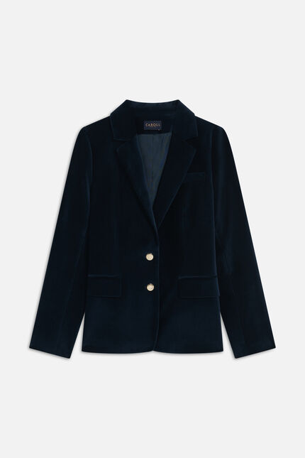 Blazer vambre bleu marine femme