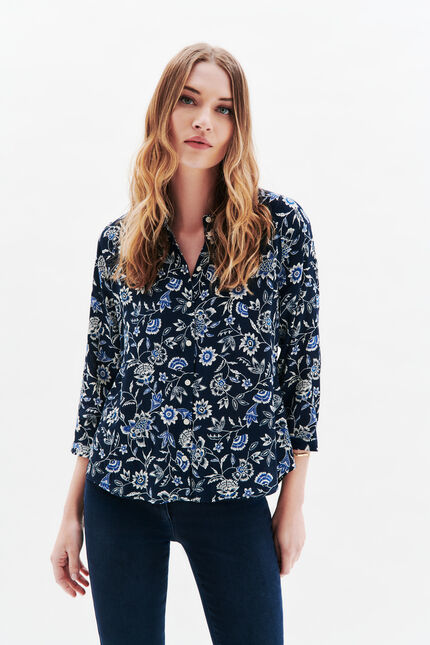 Bluse Cparty marineblau damen