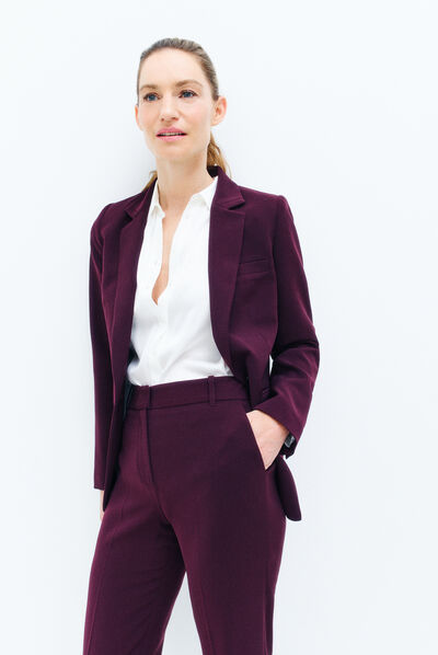 blazer antea bordeaux femme