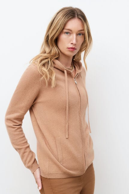 Vest Basila camel vrouw