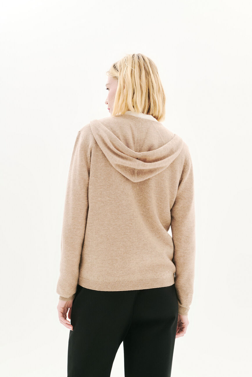 Basila cardigan light brown woman