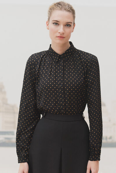 Camisa Katherine negro mujer