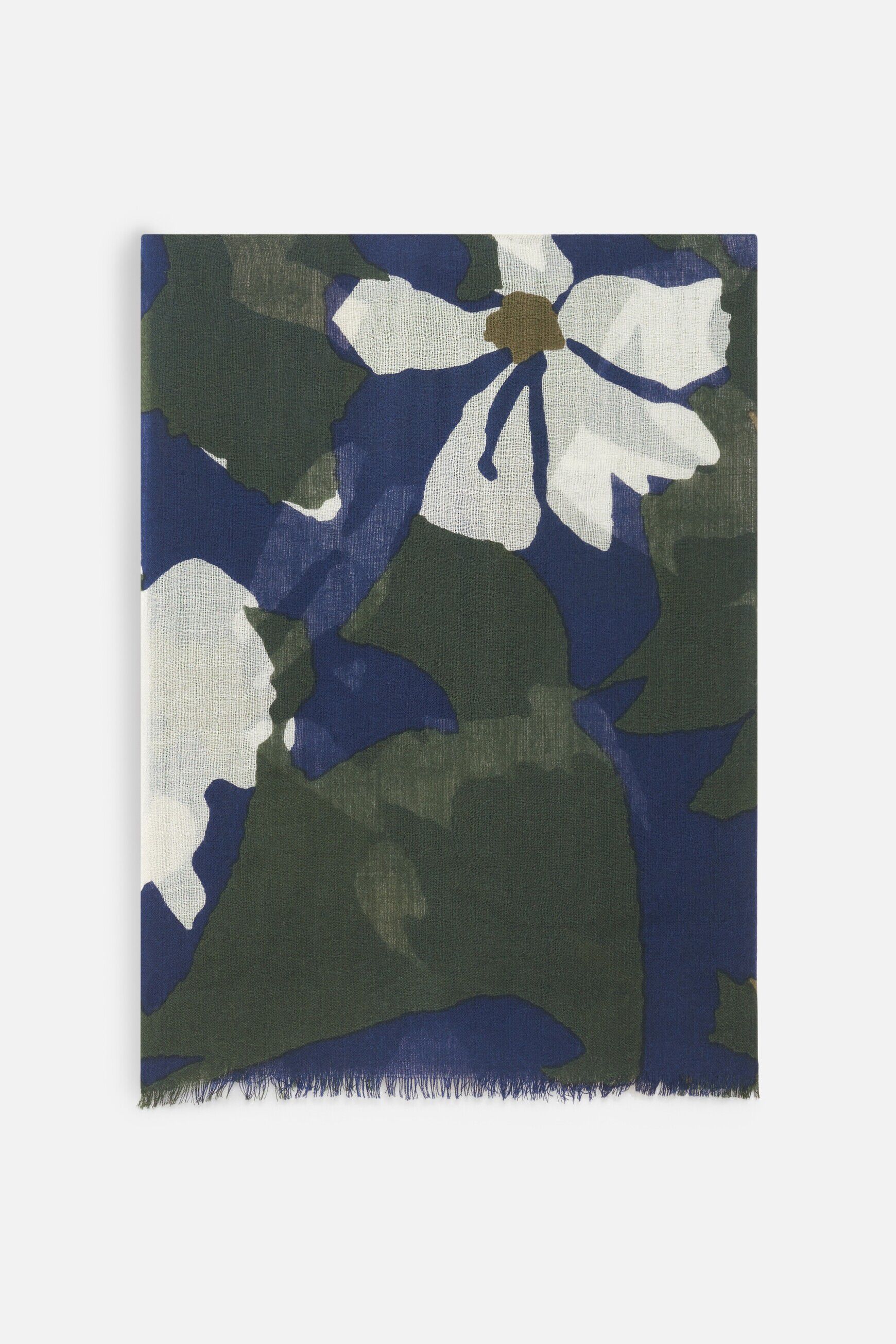 Foulard barbara bleu marine femme