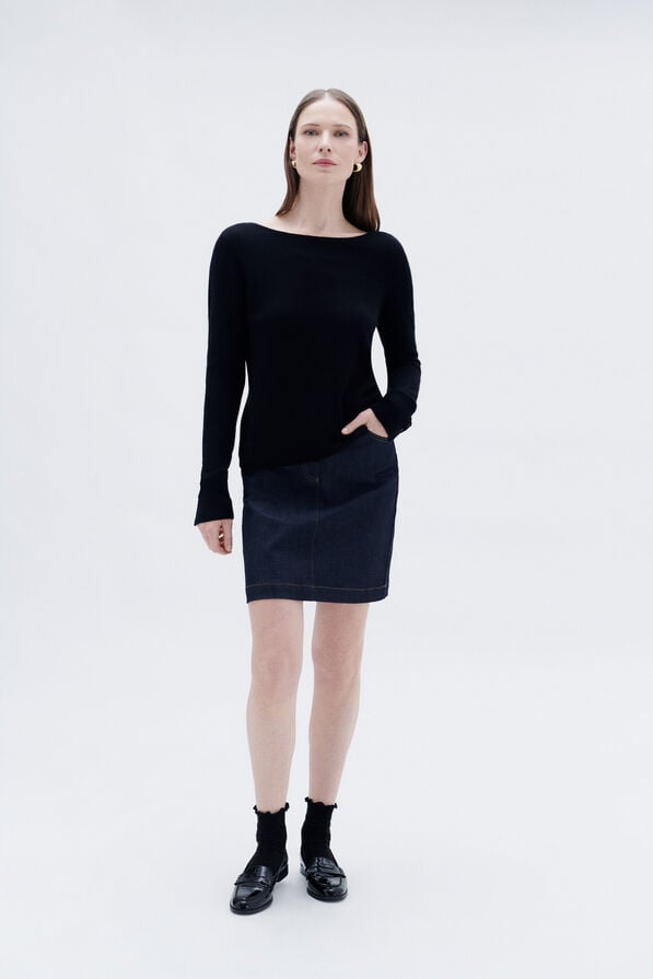 maglione mzoan 100 cashmere nero donna Maglione mzoan 100% cashmere nero donna