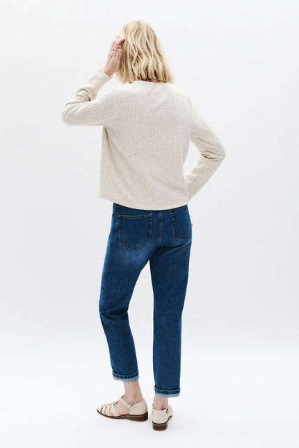 T-shirt Tweedy creme femme