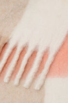 Lou scarf salmon pink woman