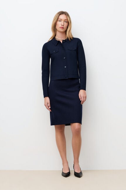 Trui Mflo marineblauw vrouw