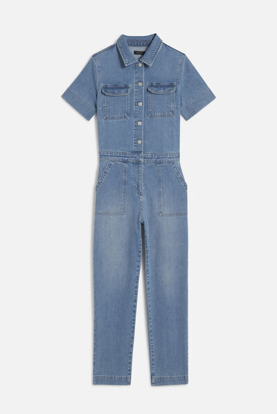 Combinaison pmilena bleu ciel femme