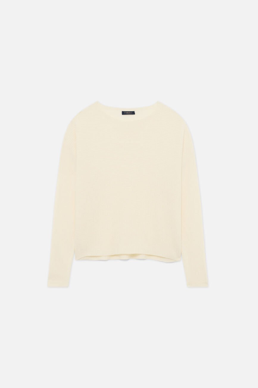 Pull Mlindsay made in Italy ivoire femme