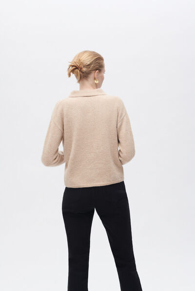 Pull maureena marron femme