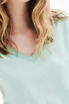 Jin t-shirt light green woman