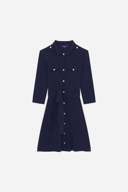 Rmargaux dress navy blue woman