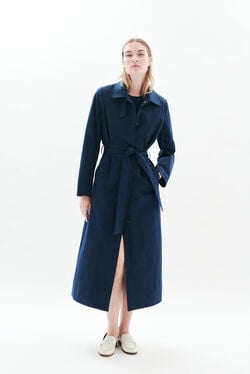 Trench Gelisolo bleu marine femme