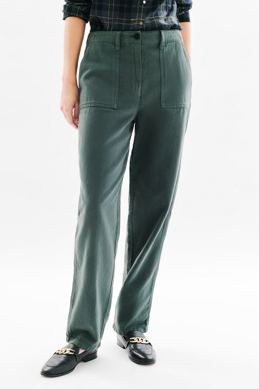 Pargos trousers khaki green woman