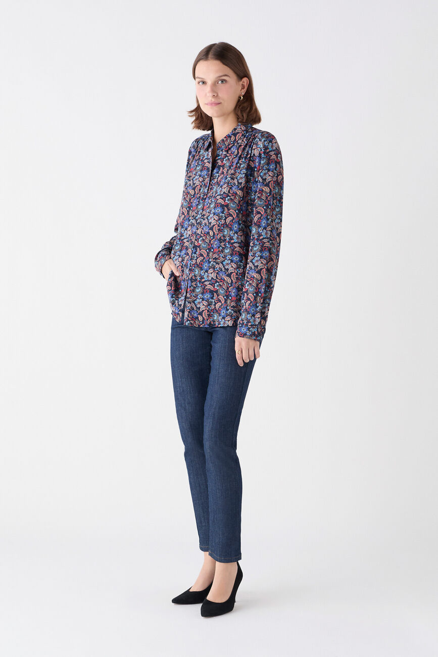 samby2 shirt royal blue woman