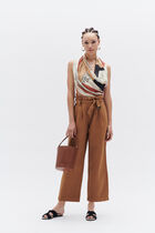 Terra pants dark orange woman