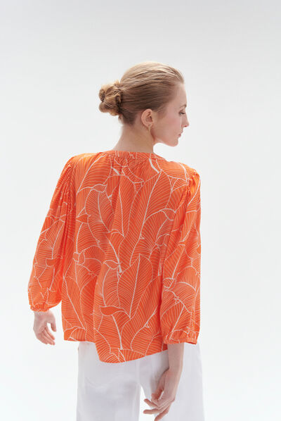 camicetta noella arancio donna